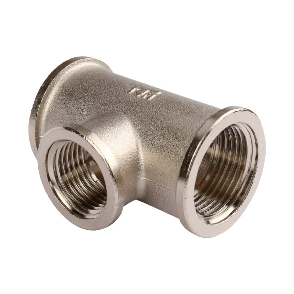 Тройник переходной 1"х1/2"х1" Tiemme (никель) (1500180 / 1570N060406) Тройник переходной 1"х1/2"х1" Tiemme (никель) (1500180 / 1570N060406)