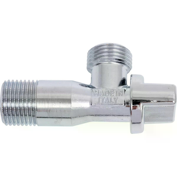 Кран угловой 1/2" шаровый для смесителя Giacomini (хром) (GIA R613X003)