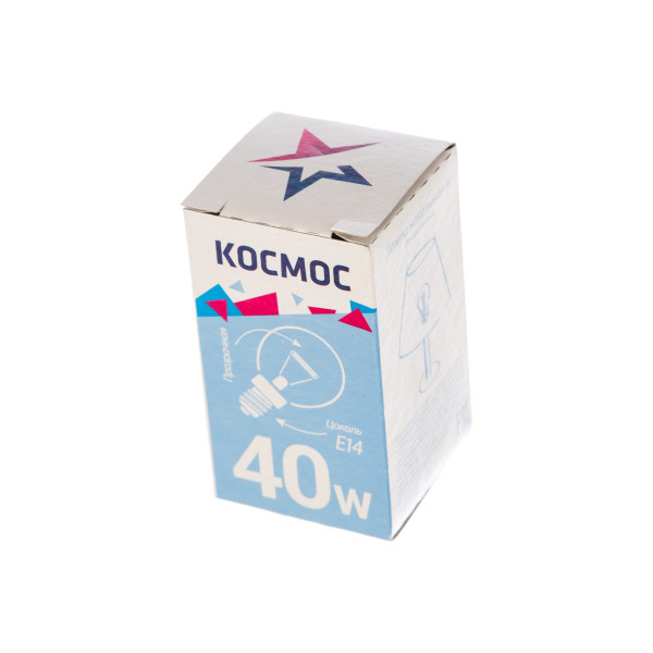 Лампа накаливания Космос ШР 40вт Е14 230В (LKsmSSpCL40E14v2)