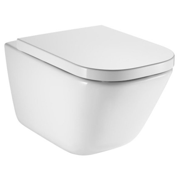 Унитаз подвесной безободковый Roca Gap Clean Rim 34647L000 Унитаз подвесной безободковый Roca Gap Clean Rim 34647L000