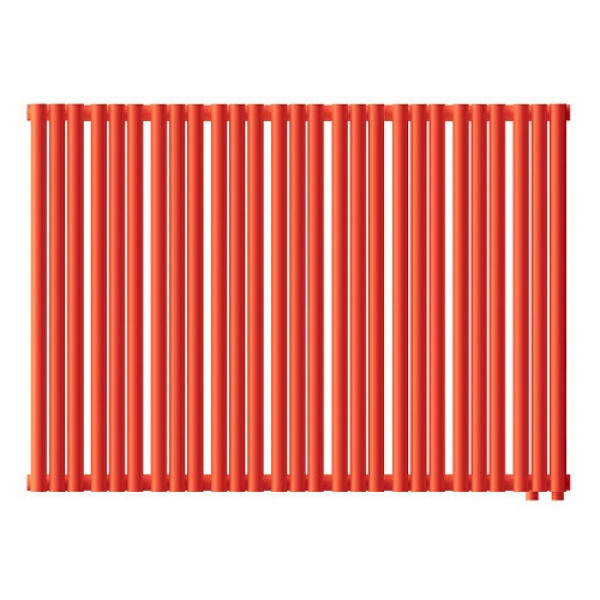 Радиатор стальной Empatiko нижнее подключение, рябиновый красный (Takt LR2-1072-500 Scarlet Red)