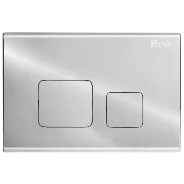 Клавиша смывная Rea F Chrom хром матовый (REA-E019A)