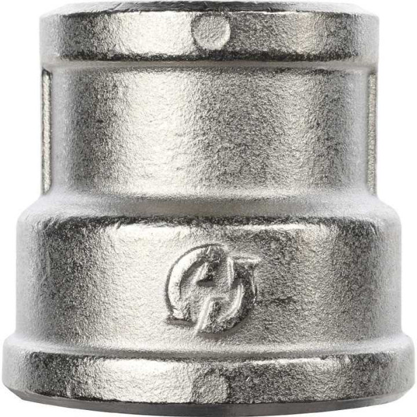Муфта переходная 1/2"х1" Stout (никель) SFT-0006-000112 Муфта переходная 1/2"х1" Stout (никель) SFT-0006-000112
