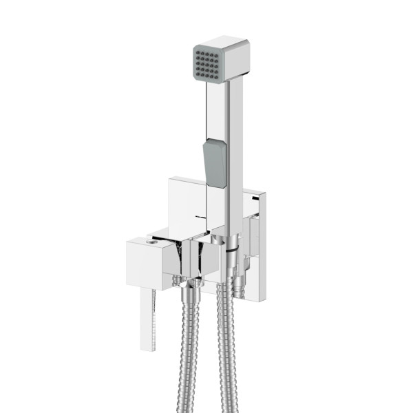 Смеситель скрытого монтажа Wesnaart Kristal с гигиенической лейкой хром (KRI22-410) Смеситель скрытого монтажа Wesnaart Kristal с гигиенической лейкой хром (KRI22-410)