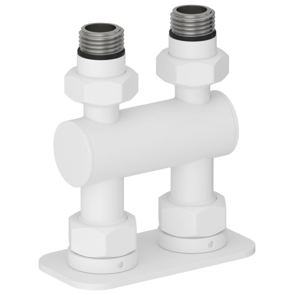 Модуль Сунержа 2"*1/2" прямой EU50 матовый белый (30-1537-1234)