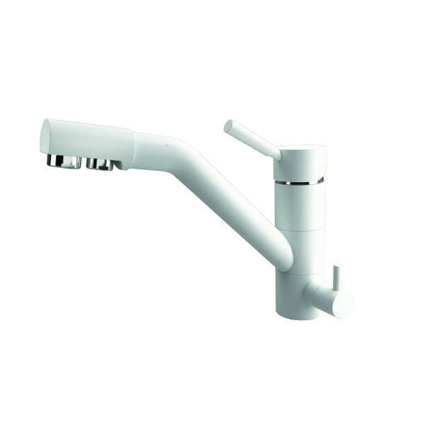 Смеситель для кухни Dr. Gans Дуэт белый (339.07L.2123.401) Смеситель для кухни Dr. Gans Дуэт белый (339.07L.2123.401)