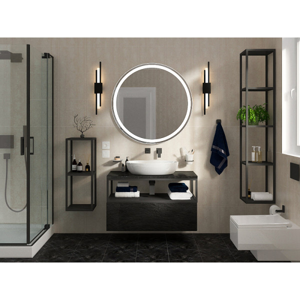 База под металлический каркас Cezares Cardo 100x25 Nero (CADRO-100-1C-SO-NR-BLUM) База под металлический каркас Cezares Cardo 100x25 Nero (CADRO-100-1C-SO-NR-BLUM)