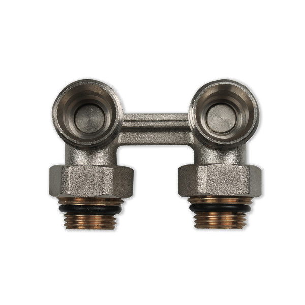 Фитинг двойной угловой со встроенным шаровым краном Geschaften 1/2"*3/4" (никель) (GSE0017) Фитинг двойной угловой со встроенным шаровым краном Geschaften 1/2"*3/4" (никель) (GSE0017)