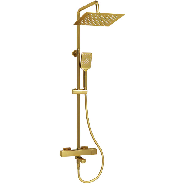 Душевая система WasserKRAFT золотой (A199.198.201.BG Thermo)
