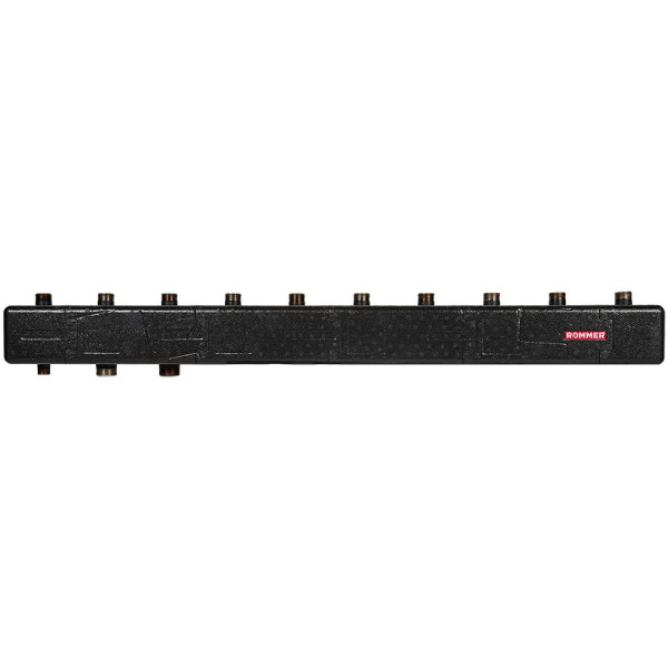 Коллектор распределительный Rommer 1"*1 1/4" на 5 контура (сталь, до 80 кВт) в теплоизоляции (RDG-1016-004005) Коллектор распределительный Rommer 1"*1 1/4" на 5 контура (сталь, до 80 кВт) в теплоизоляции (RDG-1016-004005)