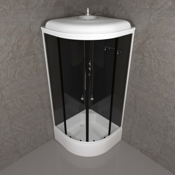 Душевая кабинаTriton Топ 88x88 стекло прозрачное, профиль белый (DK367)