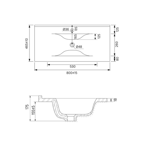 Тумба подвесная Iddis 80x45,2 Bild белый (BIL80W0i95)