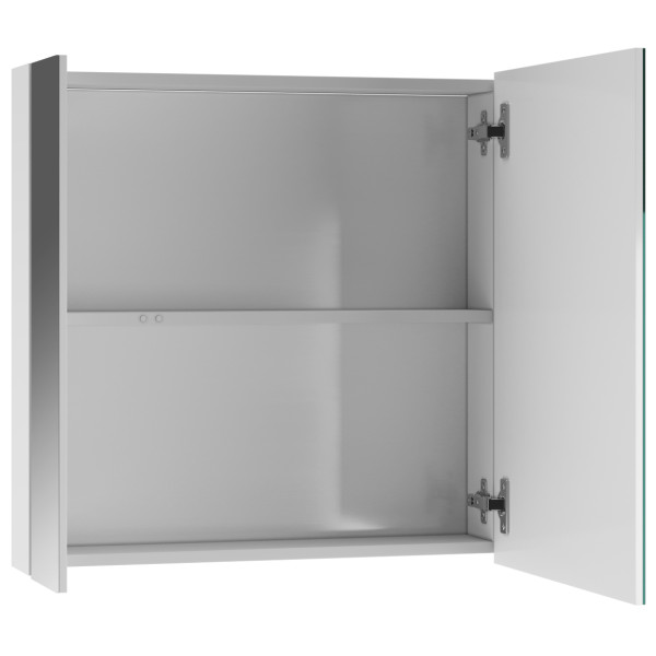 Шкаф зеркальный Норма 85 3 двери Айсберг Домино (DA1642HZ)