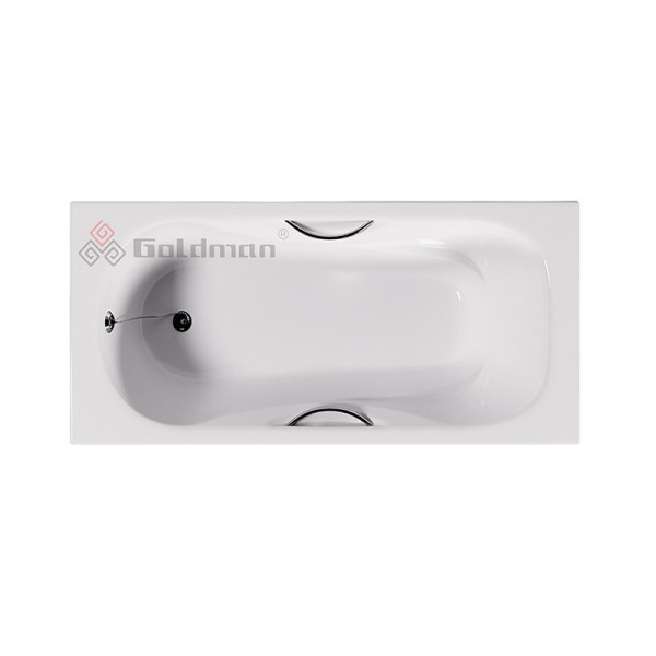 Ванна чугунная Goldman Donni 170x75x42 белая (Donni 170*75*41)