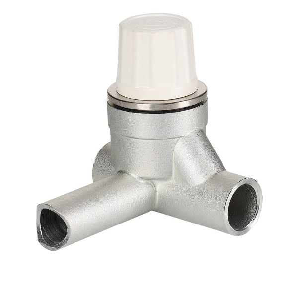 Клапан термостатический прямой (левый) 26*21*26 Valtec VT.035.L (под приварку) (VT.035.L.04)