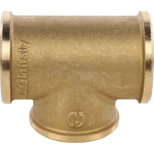 Тройник 1" ВВ Stout (латунь) SFT-0019-000001
