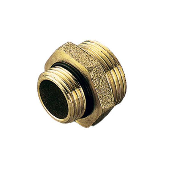 Ниппель Tiemme переходной 1/2"х3/4"(18) (латунь) (1640020 / 1290G001804) Ниппель Tiemme переходной 1/2"х3/4"(18) (латунь) (1640020 / 1290G001804)