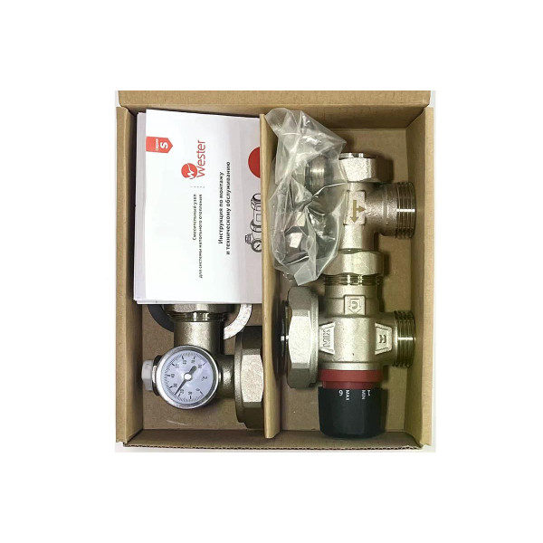Модуль подмешивающий Wester S D25 PN10 (без насоса, Kvs2.5, 20-43 С) (0-33-0200 / MUS1252043) Модуль подмешивающий Wester S D25 PN10 (без насоса, Kvs2.5, 20-43 С) (0-33-0200 / MUS1252043)