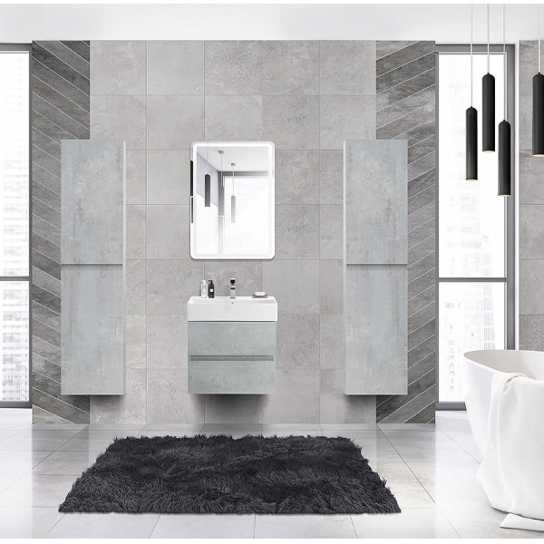 Тумба подвесная Cezares Molveno 46 60x50 Beton (MOLVENO 46-60-2C-SO-BET)