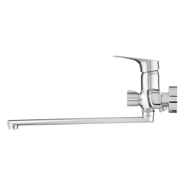 Смеситель для ванны и душа Swedbe Venado с длинным изливом хром (1650)