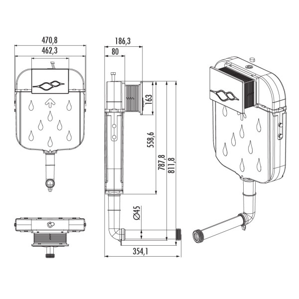 Инсталляция для унитаза Creavit (FGR6007.00) Инсталляция для унитаза Creavit (FGR6007.00)