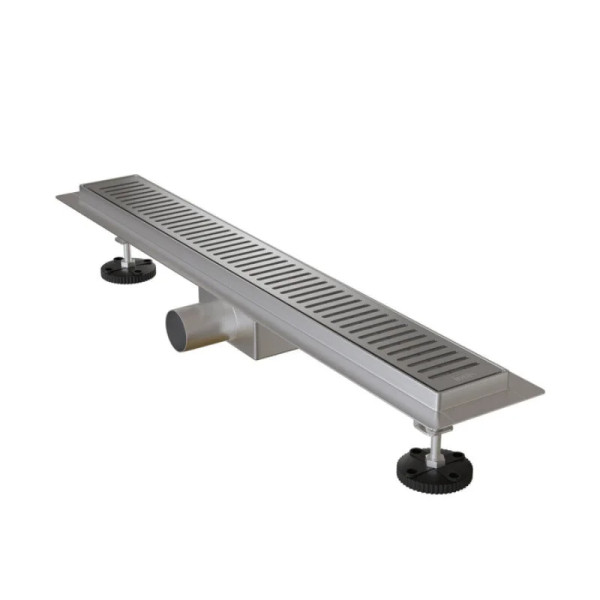 Душевой лоток Iddis Level 600 мм горизонтальный выпуск комб. затвор перфор. решетка хром (975A6SB10DZ)