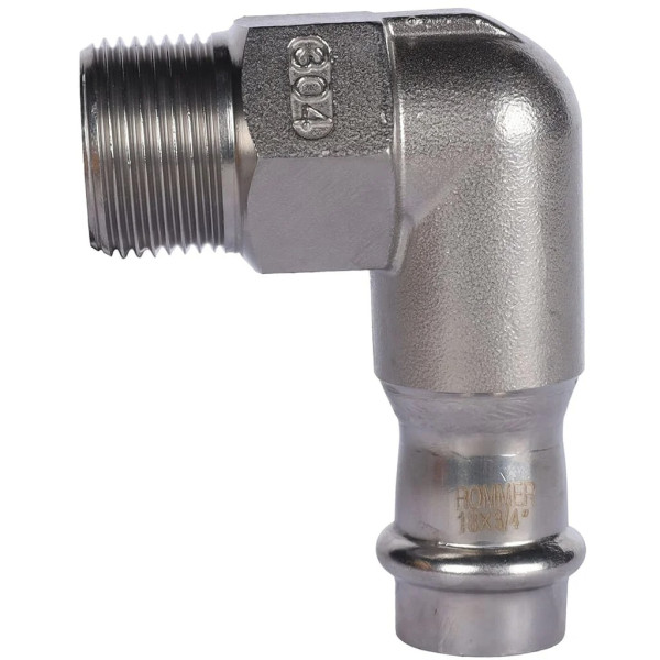 Переход угловой 18х3/4"Н Rommer из нержавеющей стали (пресс) (RSS-0010-001834) Переход угловой 18х3/4"Н Rommer из нержавеющей стали (пресс) (RSS-0010-001834)