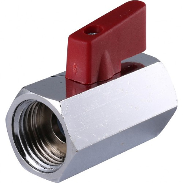 Кран 1/2" ВВ шаровый Stout (мини) красный флажок SVB-0021-000015 Кран 1/2" ВВ шаровый Stout (мини) красный флажок SVB-0021-000015