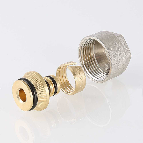 Переход коллекторный 16(2,0)*3/4"(18) (евроконус) Valtec для м/п трубы (VT.4420.NE.16) Переход коллекторный 16(2,0)*3/4"(18) (евроконус) Valtec для м/п трубы (VT.4420.NE.16)