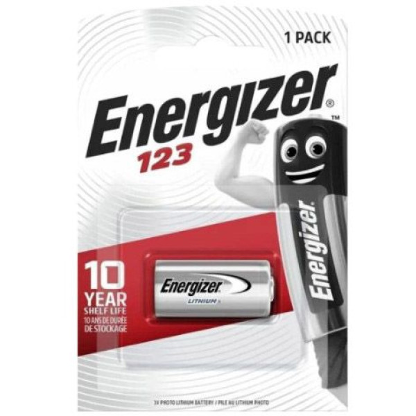 Батарейка ENERGIZER CR123A BL1 (2155507) Батарейка ENERGIZER CR123A BL1 (2155507)