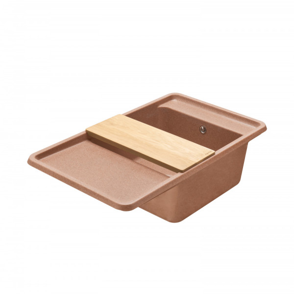 Мойка для кухни врезная Aquaton Беллис 510x870x250 терракот (1.A724.8.32B.S27.0)