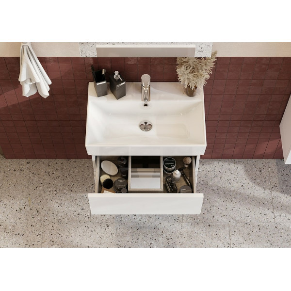 Тумба подвесная Roca Oleta 56,4x37,4x54,8 белый матовый (857639501) Тумба подвесная Roca Oleta 56,4x37,4x54,8 белый матовый (857639501)