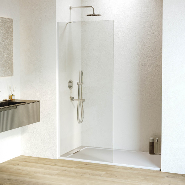 Душевое ограждение RGW Walk In 70x195 стекло прозрачное, профиль белый (351010207-15)