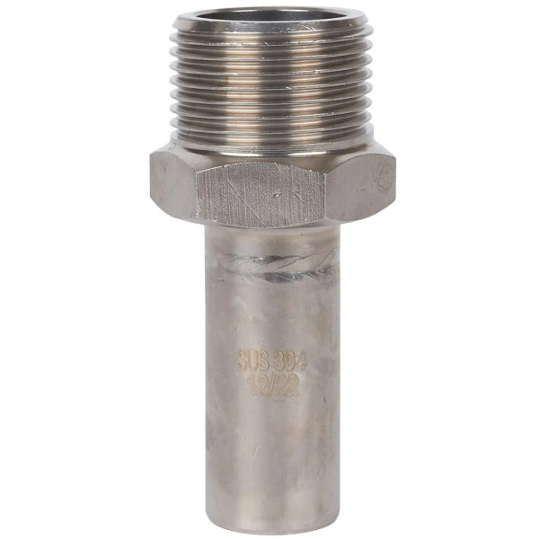Вставка резьбовая 18х3/4"Н Rommer из нержавеющей стали (пресс) (RSS-0024-001834) Вставка резьбовая 18х3/4"Н Rommer из нержавеющей стали (пресс) (RSS-0024-001834)