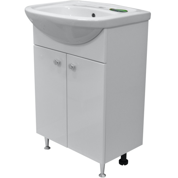 Комплект Тумба Моника New 55 Loranto напольная 61х74х475 с раковиной Арго 55 (CS00076239)