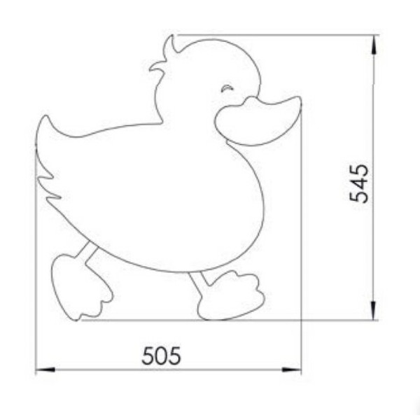 Зеркало Creavit 505x545 желтое (DC30035-A)
