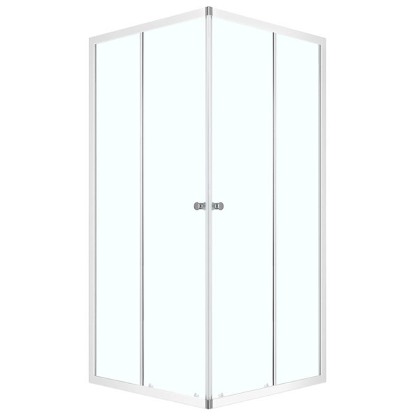 Душевой уголок Melodia Cube 90х90х190 стекло мат.4мм, бел.профиль (MCNCB9090MWt)
