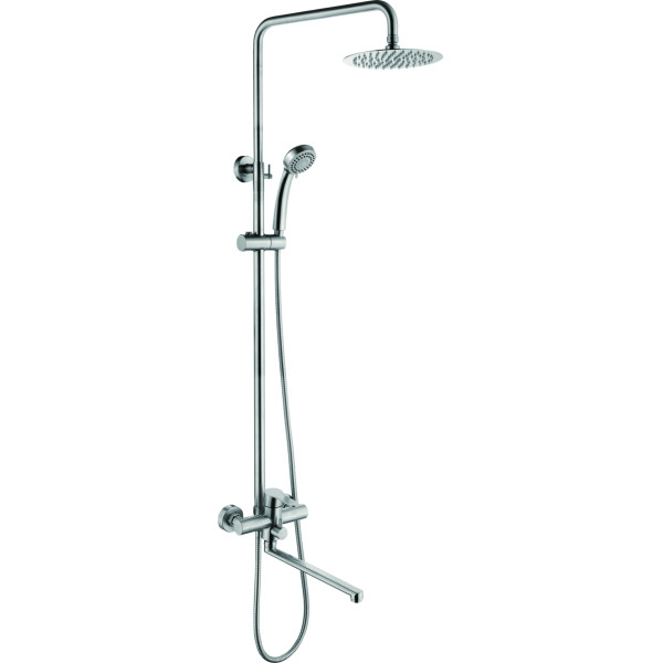 Душевая система Ledeme со смесителем и тропическим душем, нерж. (L72403-2)
