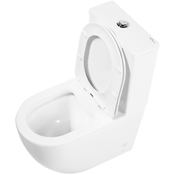 Унитаз-компакт BelBagno Amanda безободковый (BB051CPR/BB051SC)