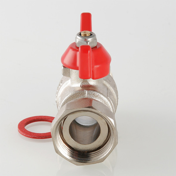 Кран 1" ВН шаровый с накидной гайкой Valtec (красная бабочка) VT.260.N.0606 Кран 1" ВН шаровый с накидной гайкой Valtec (красная бабочка) VT.260.N.0606