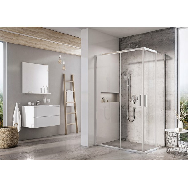 Дверь душевая Ravak Blix Slim BLSRV2K-120 120x195 стекло прозрачное, профиль хром (X1XMG0C0Z1)