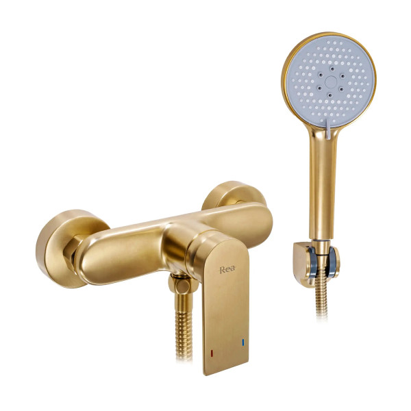 Смеситель для душа REA Verso Gold mat (REA-B6566)