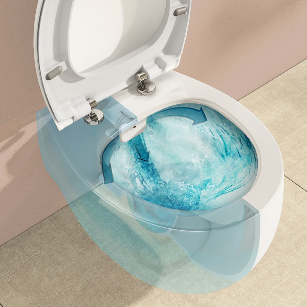 Унитаз подвесной Vitra Memoria без сиденья белый (5885B403-0101)