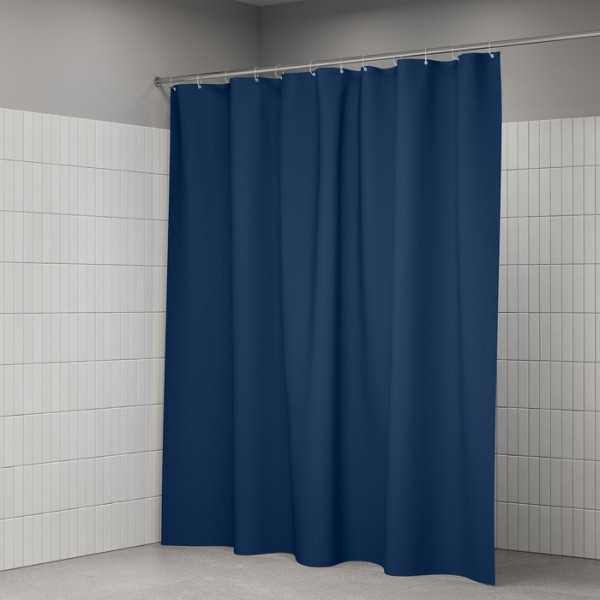 Шторка для ванн текстильная Iddis Base 240x200 серая (BL04P24i11) Шторка для ванн текстильная Iddis Base 240x200 серая (BL04P24i11)