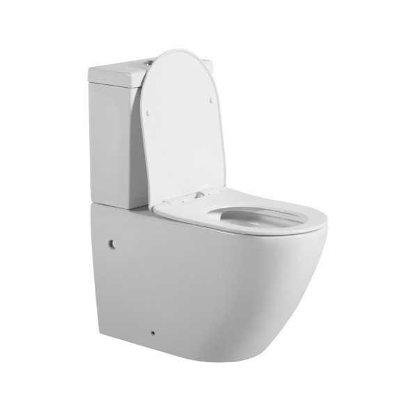 Унитаз напольный Sapbox Polarix 68x38x84 Rimless белый (SB7062A1-W)