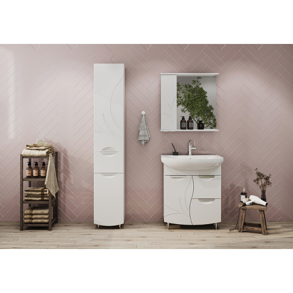 Тумба напольная Volna Adel 660x800 белая (tnADEL70.1D.2Y-01) Тумба напольная Volna Adel 660x800 белая (tnADEL70.1D.2Y-01)