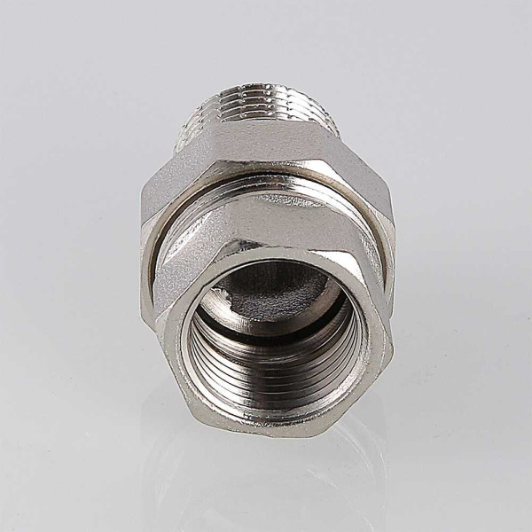 Сгон прямой 1/2" ВН Valtec (никель) (VTr.341.N.0004) Сгон прямой 1/2" ВН Valtec (никель) (VTr.341.N.0004)