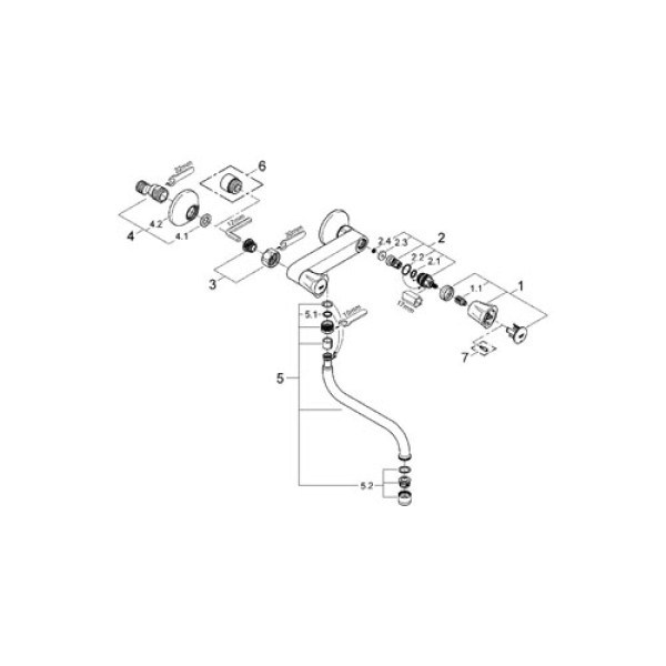 Смеситель для кухни Grohe Costa L (31187001)