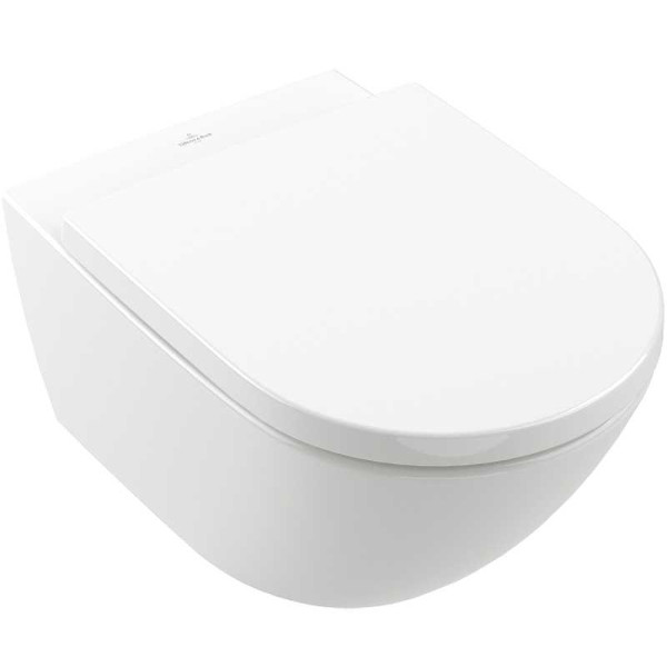 Унитаз подвесной Villeroy & Boch Subway 3.0 с сиденьем QuickRelease и SoftClosing (4670TS01)