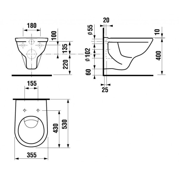 Инсталляция с унитазом Jika Dino 530x400 белый (8.6137.3.000.000.9) Инсталляция с унитазом Jika Dino 530x400 белый (8.6137.3.000.000.9)